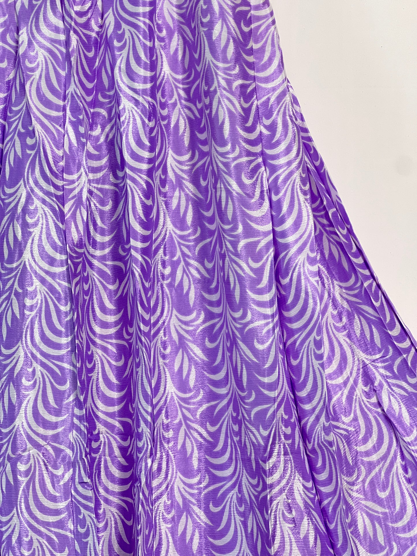 Vintage Saree Silk Pleated Skirt