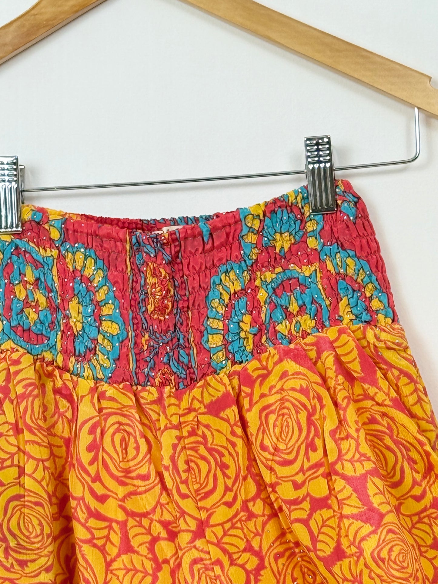 Vintage Saree Silk Trousers & Shirt Co-ordinated Set