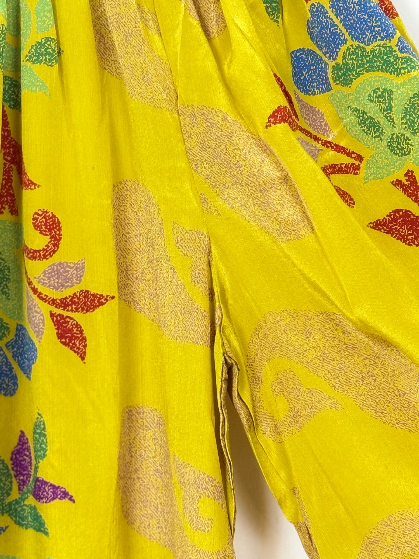 Vintage Saree Silk Trousers & Shirt Co-ordinated Set