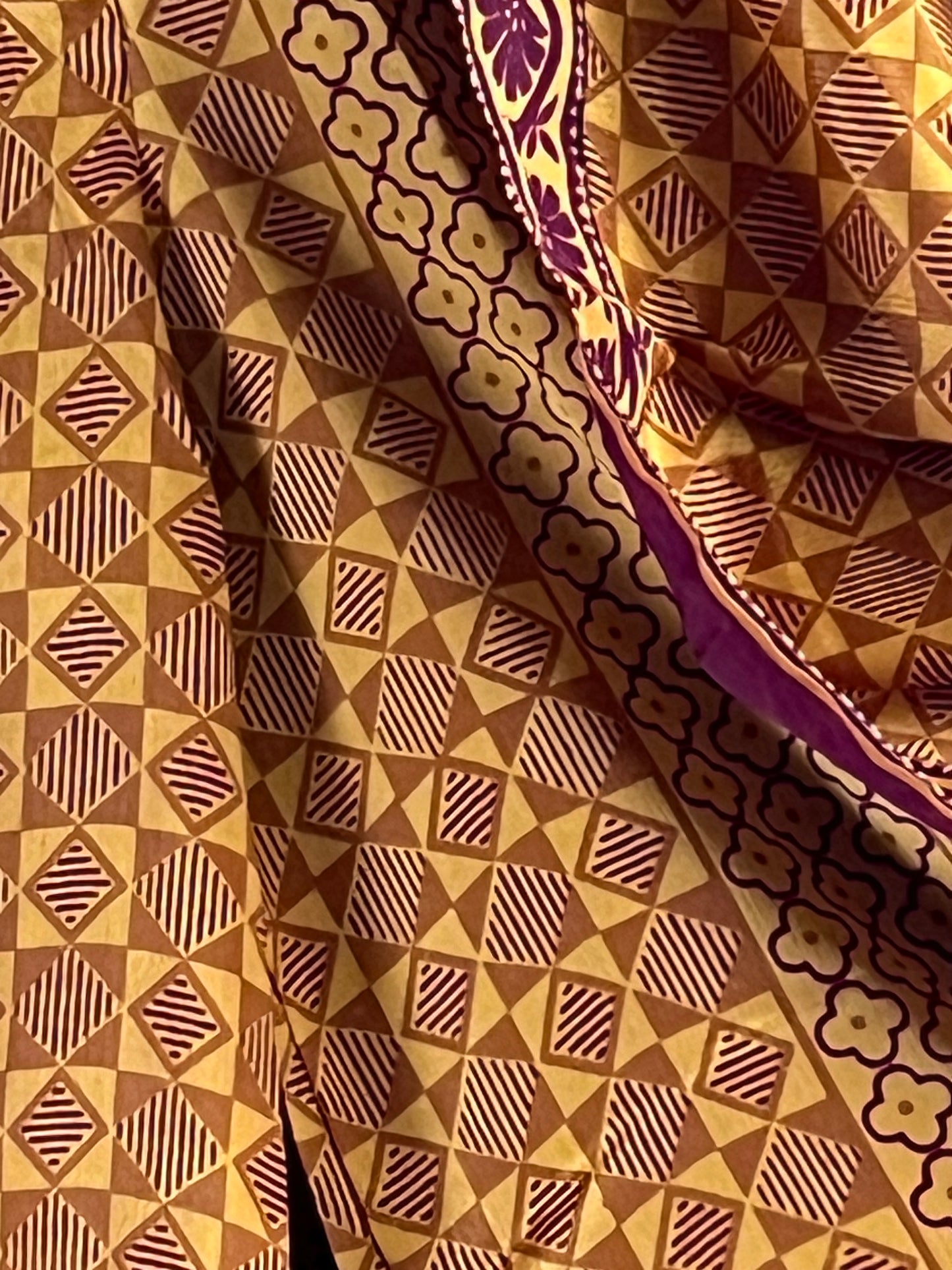 Vintage Saree Silk Trousers & Shirt Co-ordinated Set