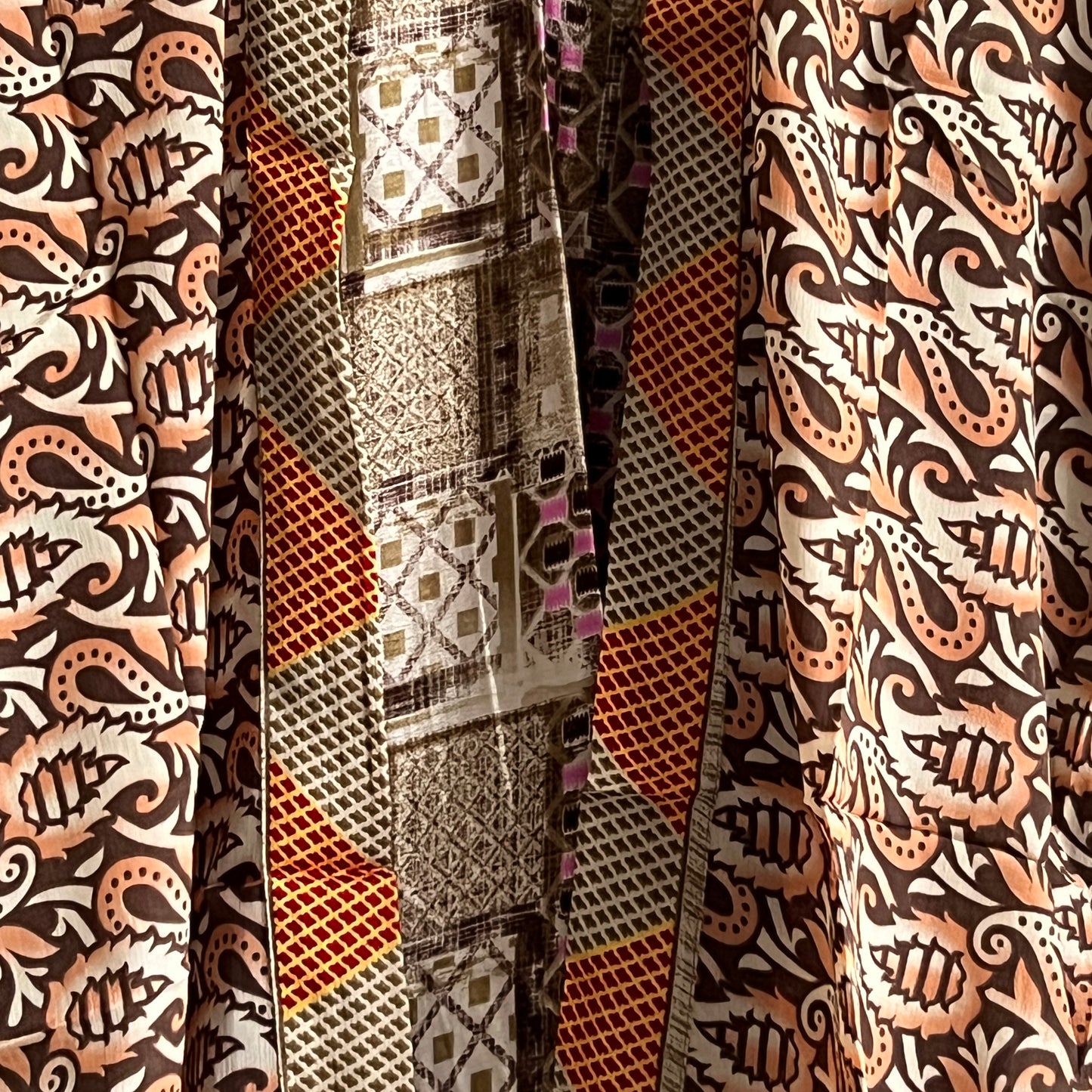Vintage Saree Silk Open Shirt