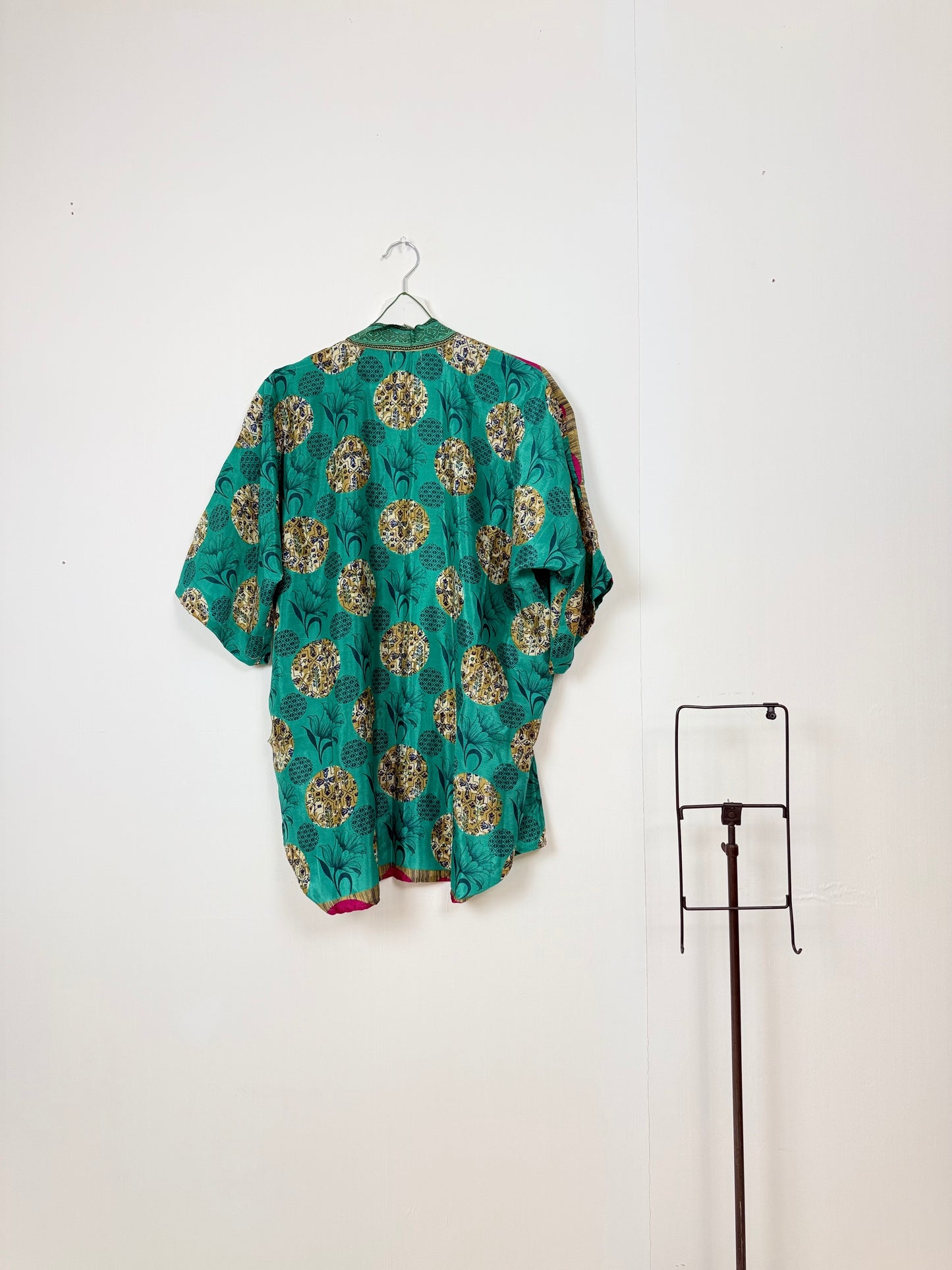 Vintage Saree Silk Trousers & Shirt Co-ordinated Set