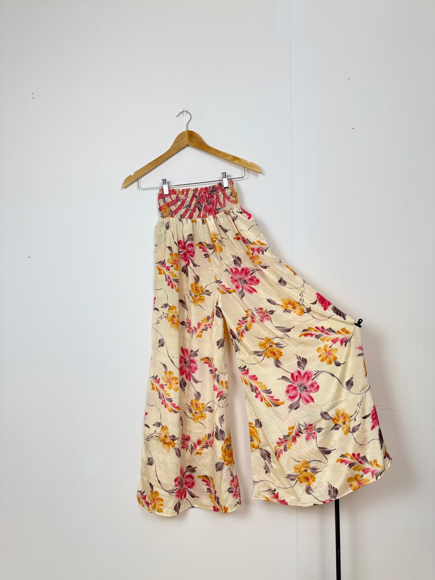 Vintage Saree Silk Trousers & Shirt Co-ordinated Set
