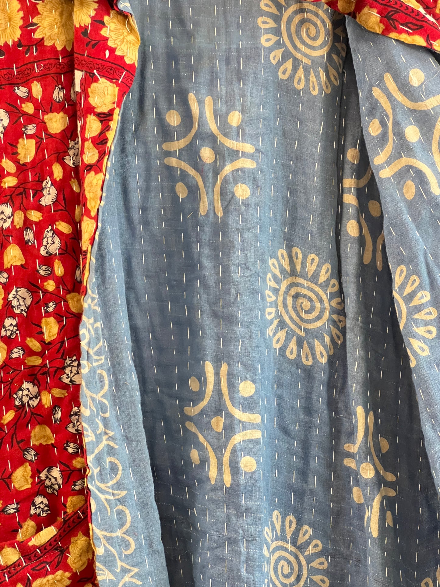 Vintage Cotton Kantha Reversible Jacket ~ No 17
