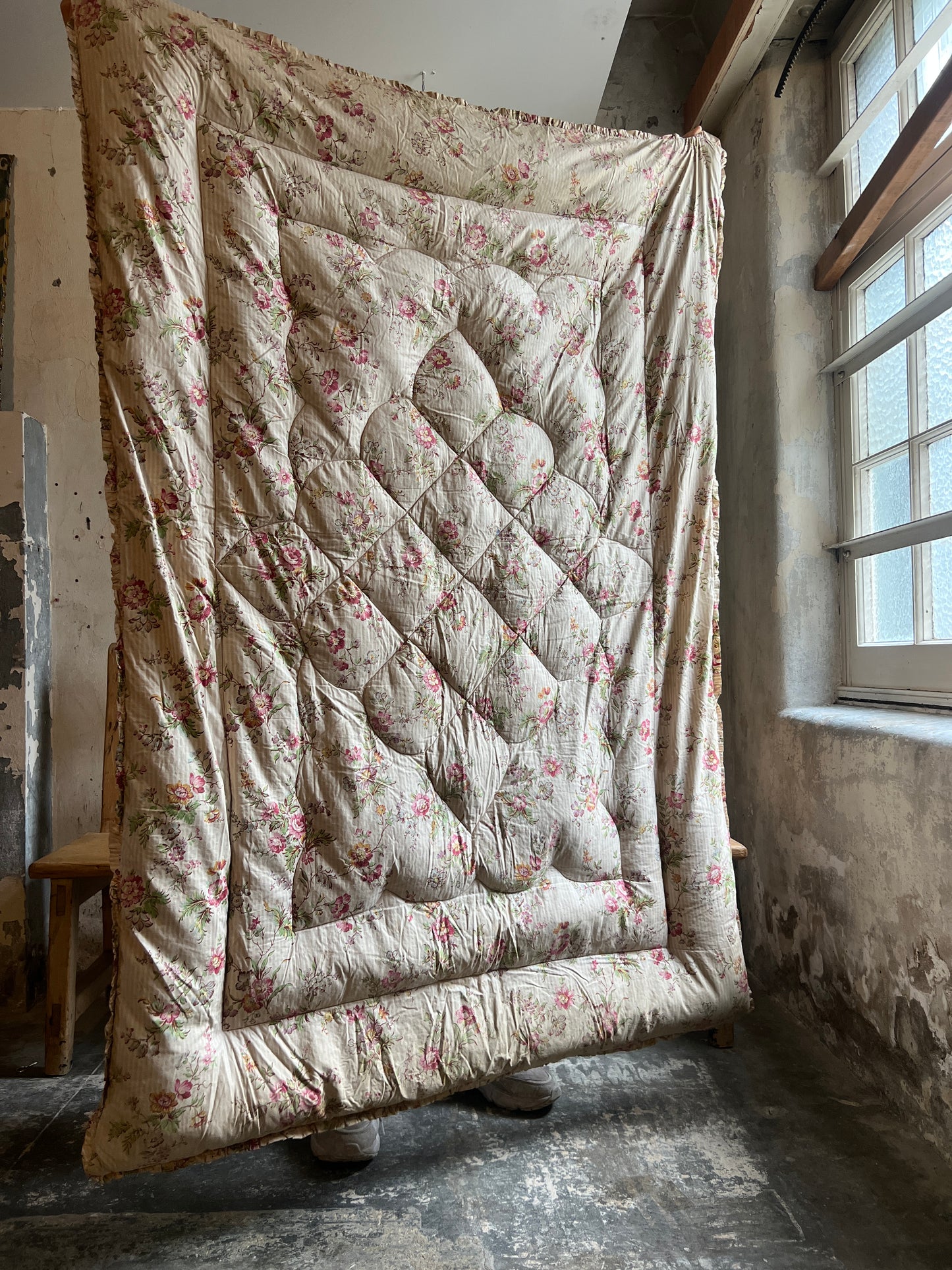 A 1930's Duck Feather Eiderdown