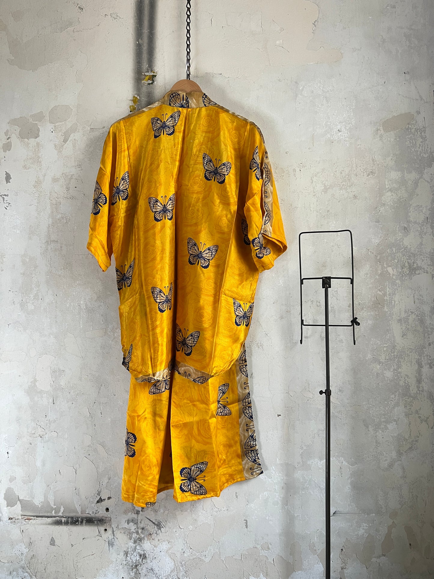 Vintage Saree Silk Trousers & Shirt Co-ordinated Set