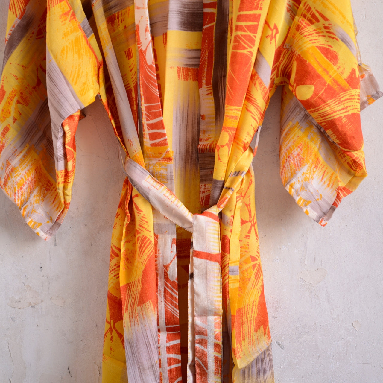 Long Vintage Silk Kimono
