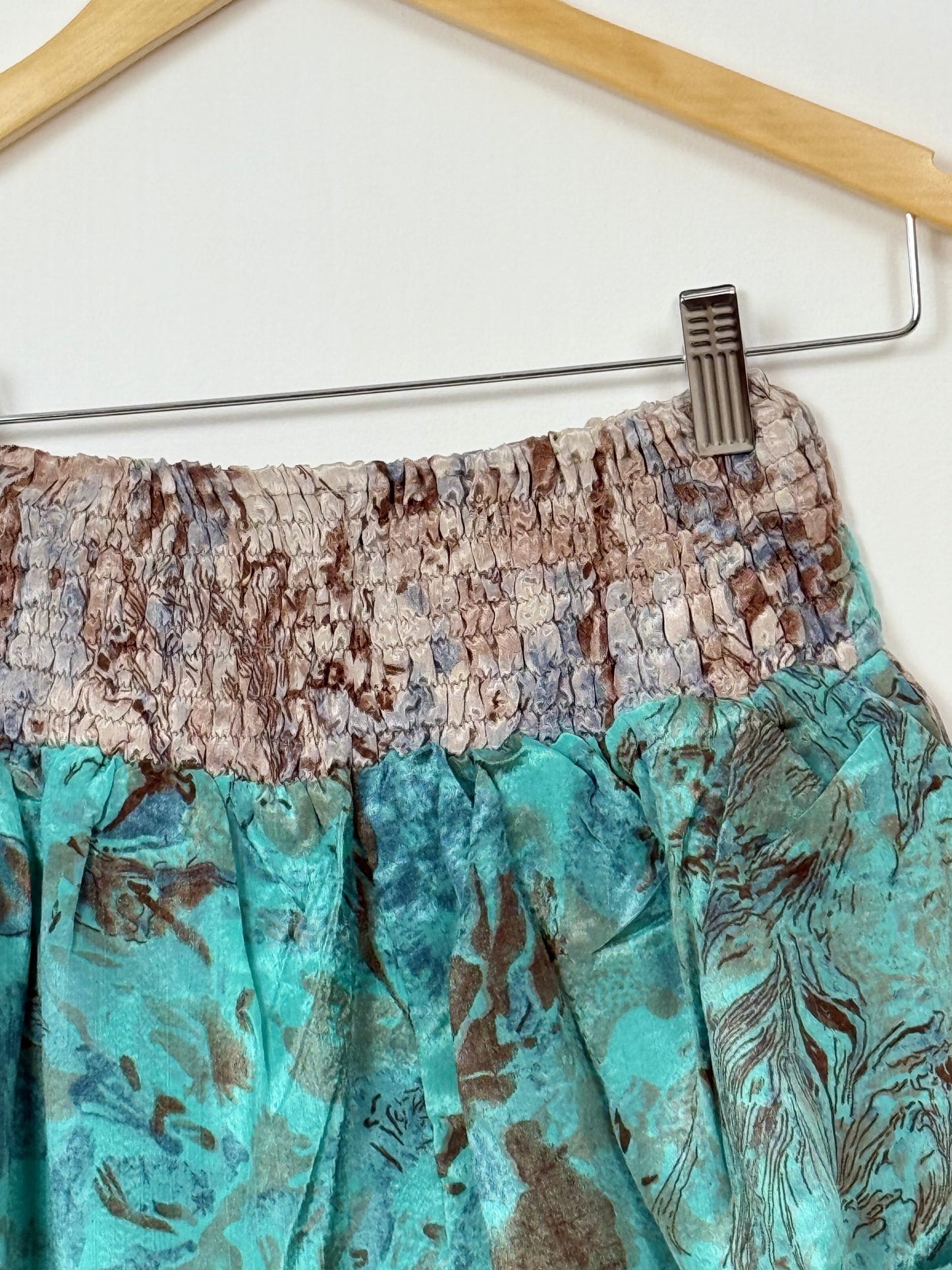 Vintage Saree Silk Trousers & Shirt Co-ordinated Set