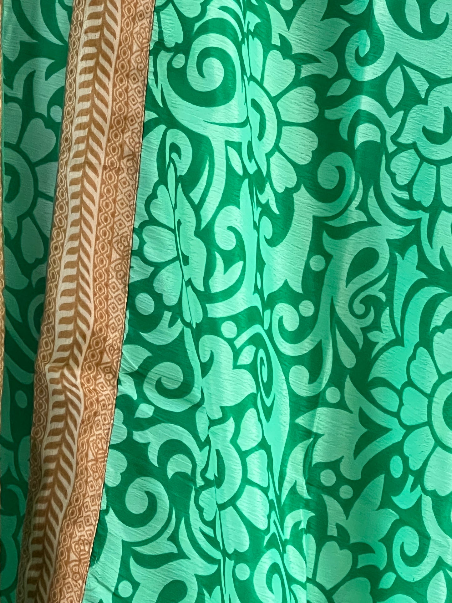 Vintage Saree Silk Trousers & Shirt Co-ordinated Set