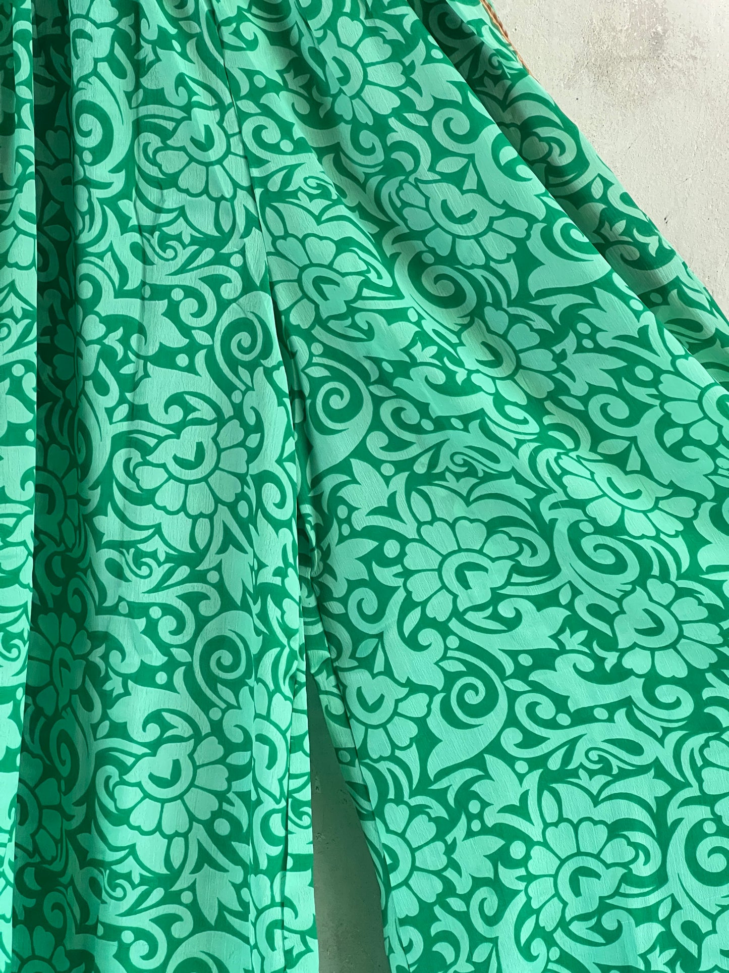 Vintage Saree Silk Trousers & Shirt Co-ordinated Set