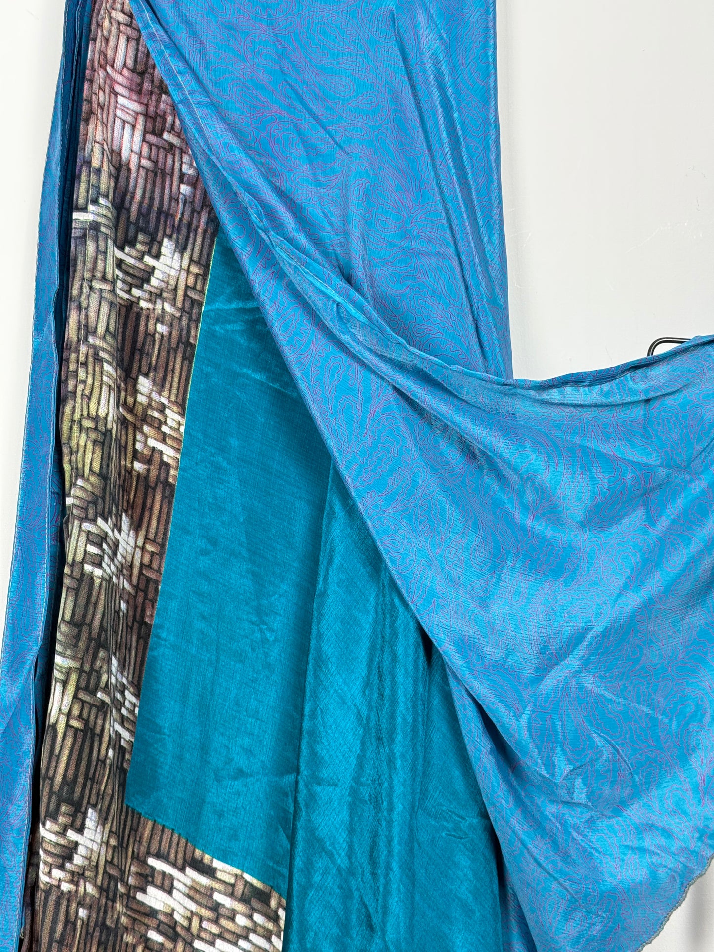 Vintage Saree Silk Wrap Skirt