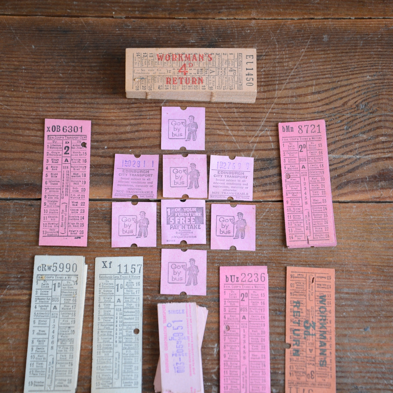 Collection of Edinburgh Bus and Tram Memorabilia
