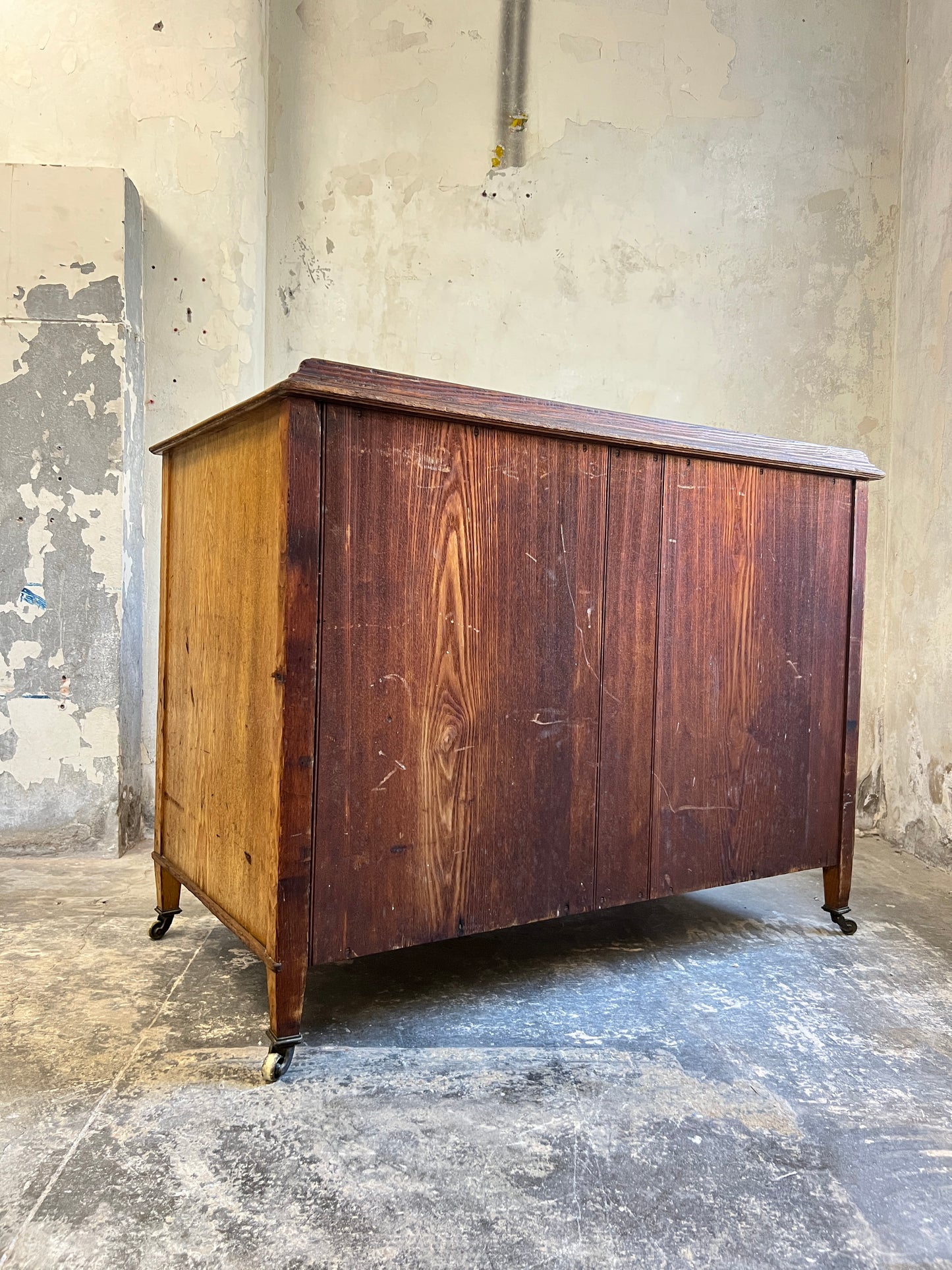19thC Ash Chest of Drawers