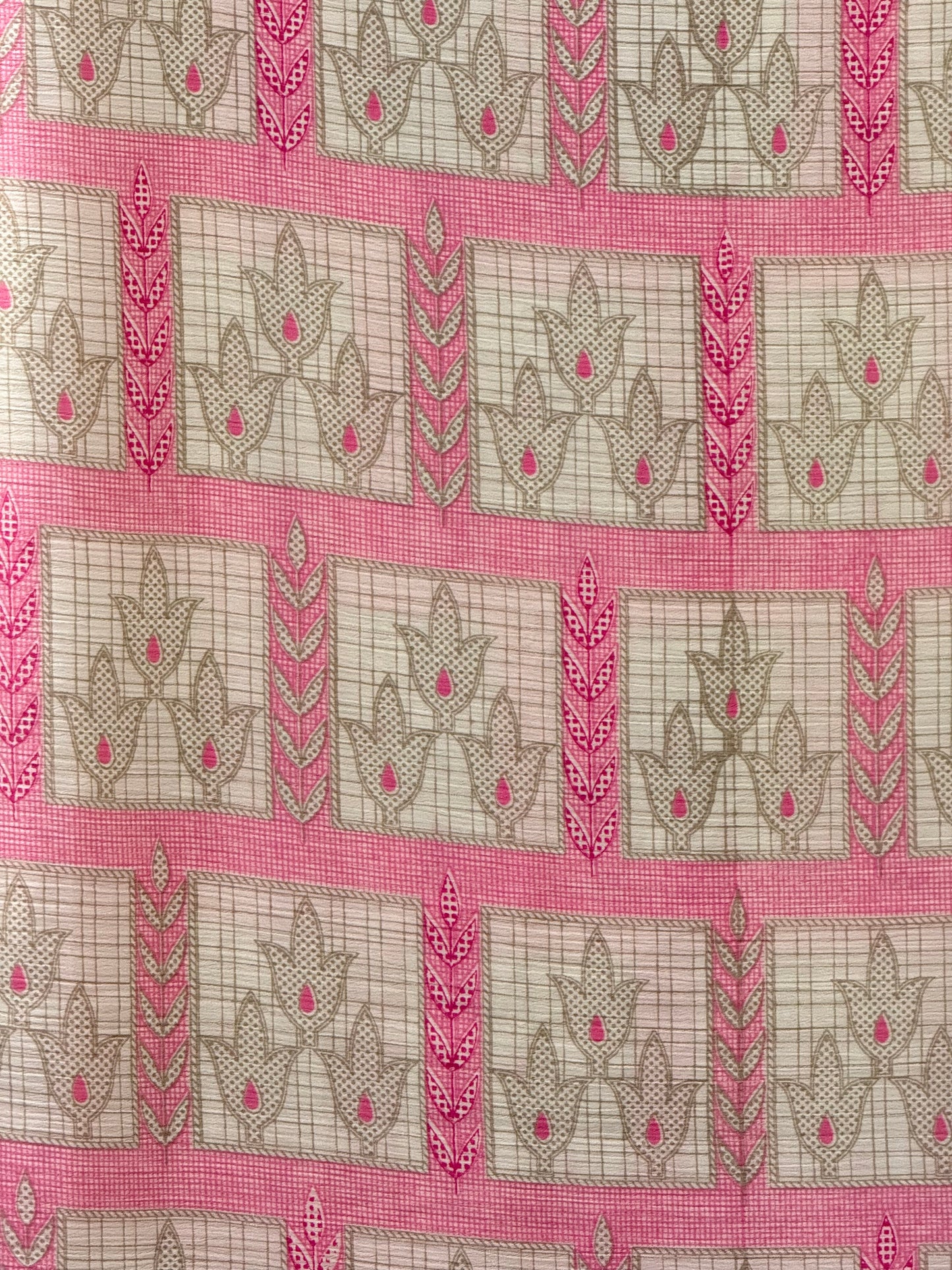 Vintage Pure Silk Saree Fabric