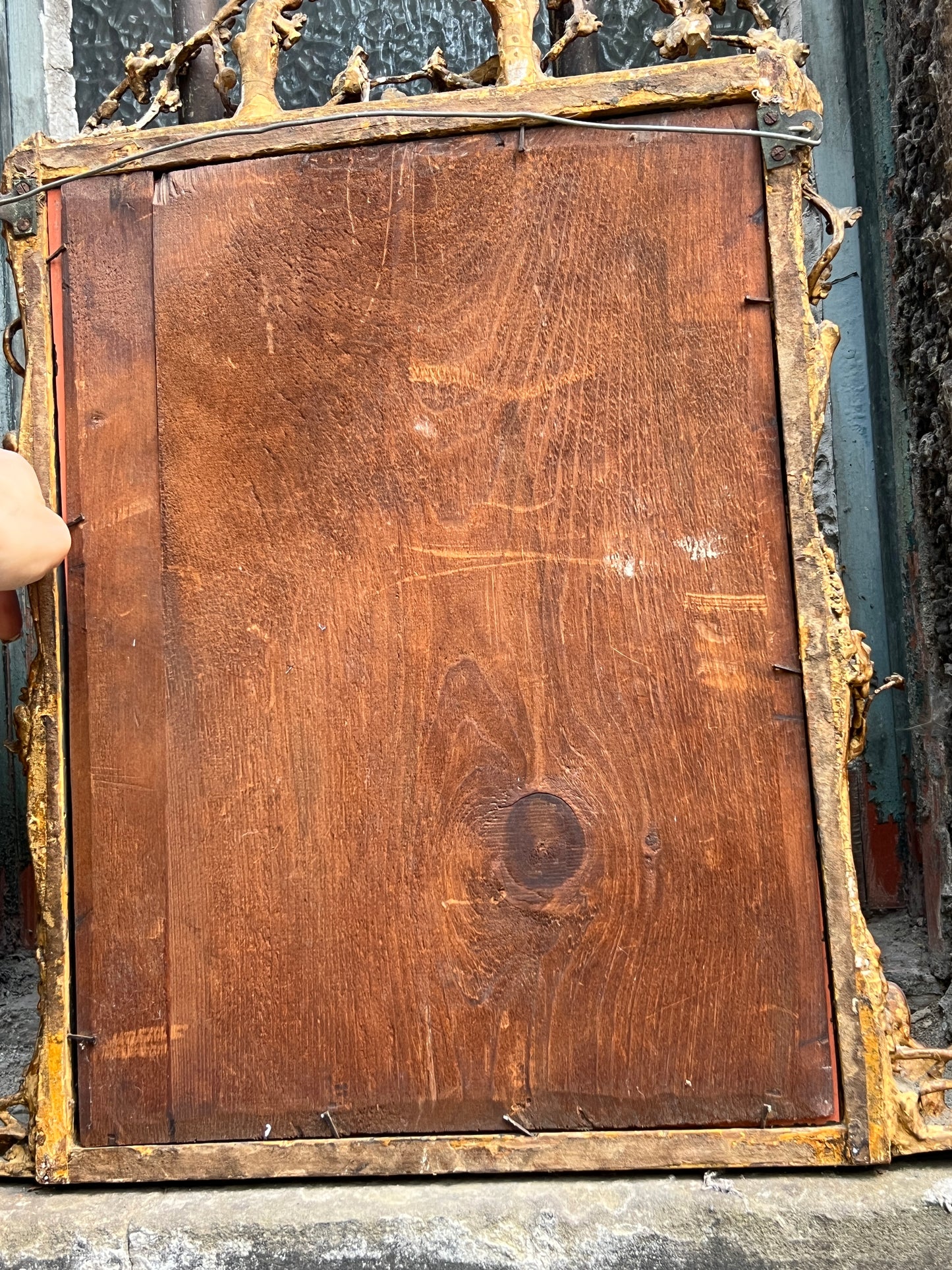 A rare George III Gilt Wood and Gesso Miniature Mantel Mirror