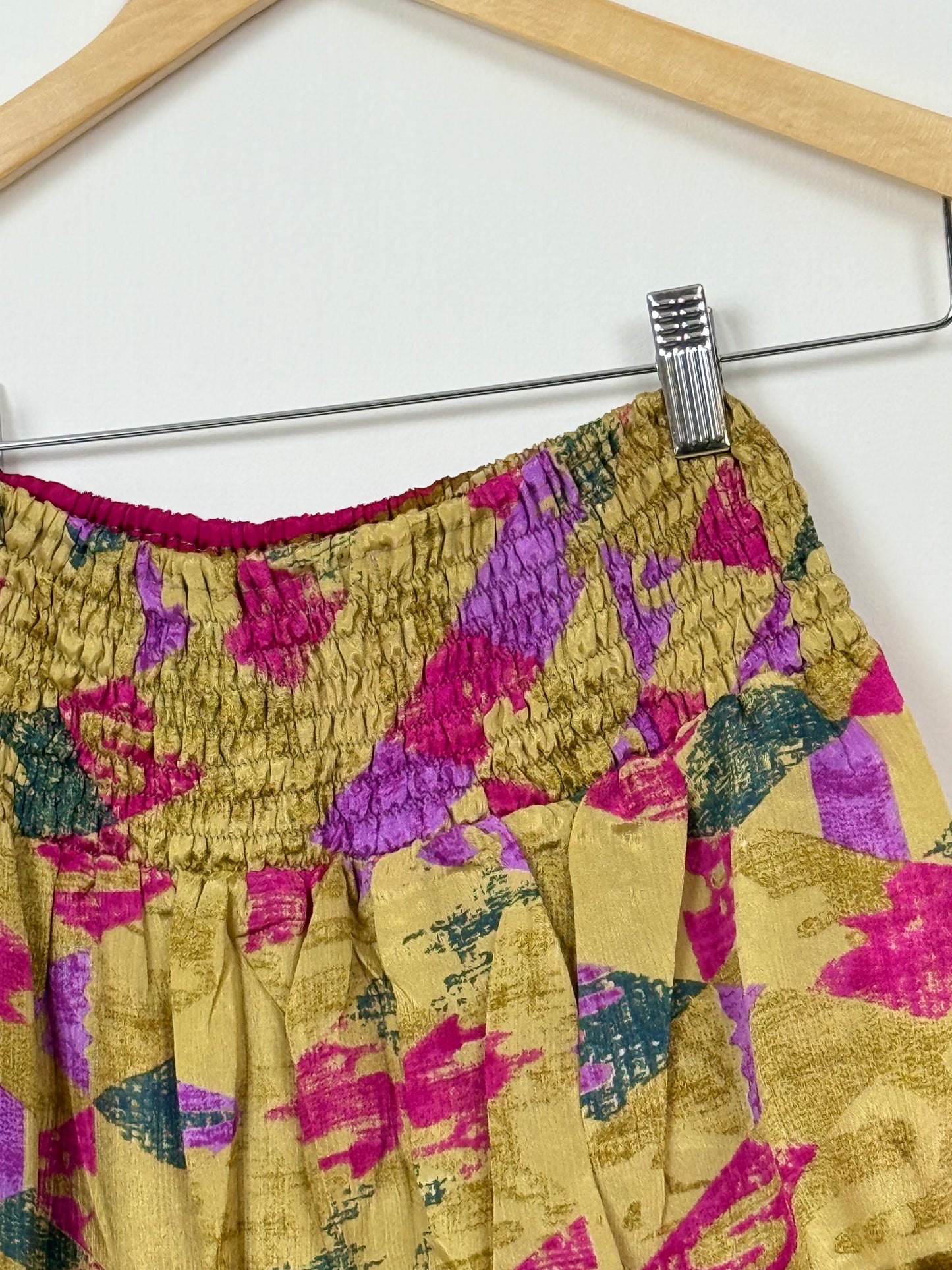 Vintage Saree Silk Trousers & Shirt Co-ordinated Set