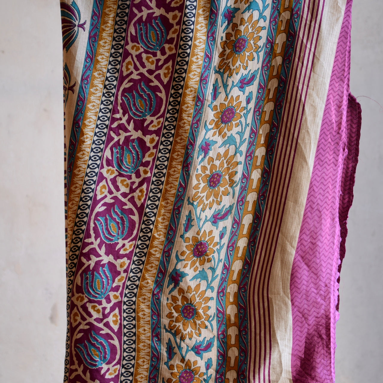 Vintage Pure Silk Saree Fabric