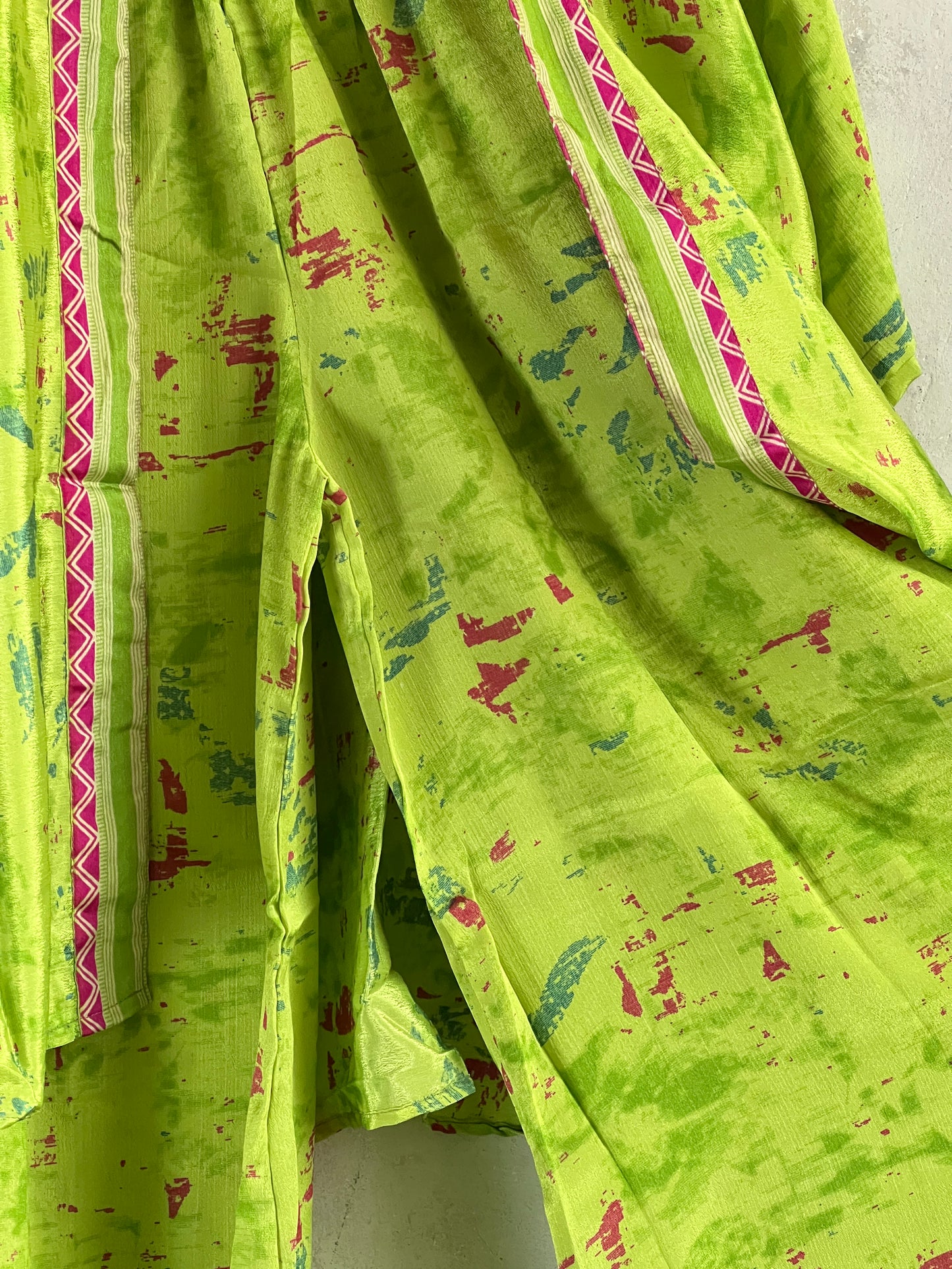 Vintage Saree Silk Trousers & Shirt Co-ordinated Set