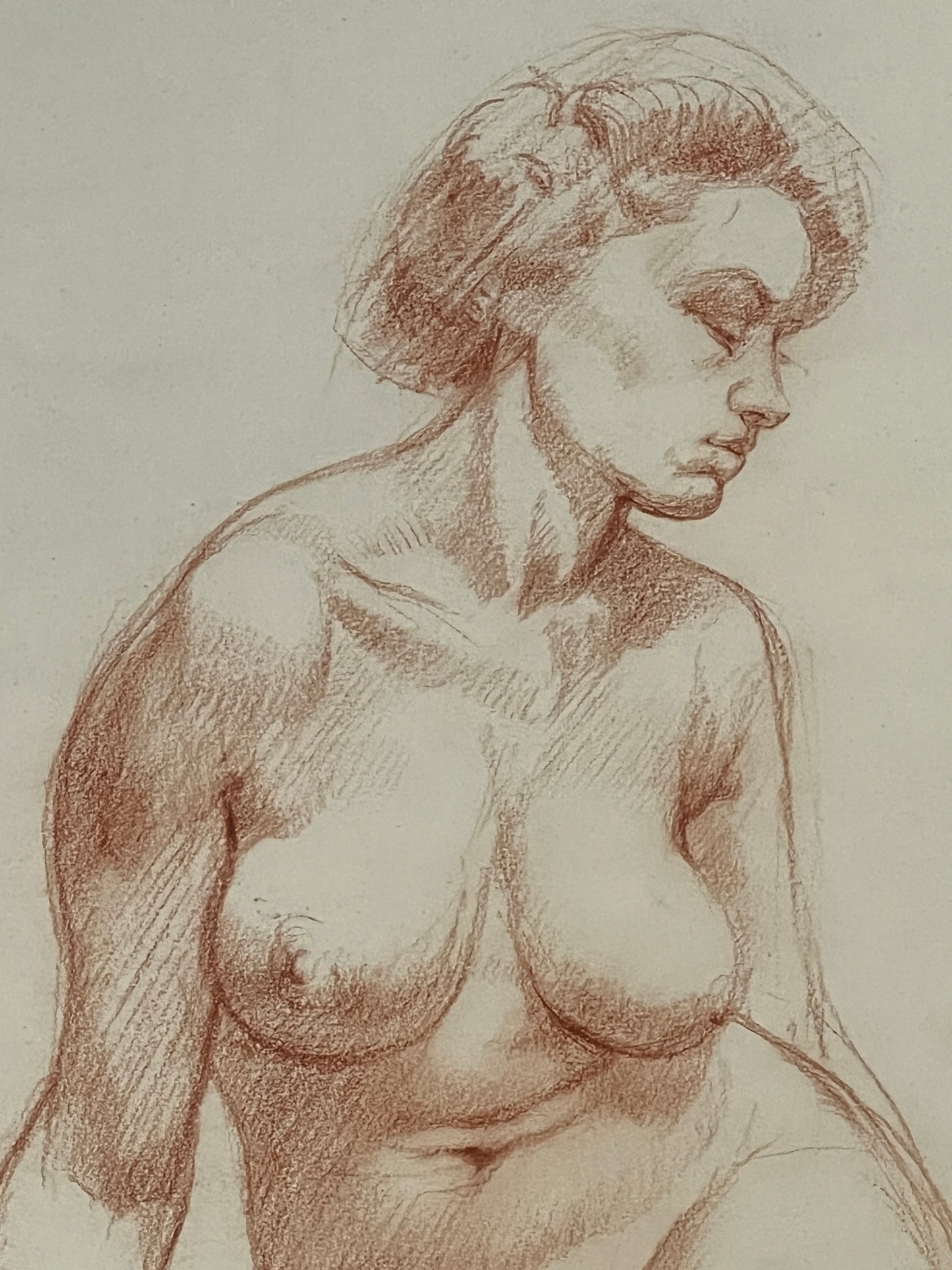 Edward G Powell (Scottish 1905-1997) - A Quartet of Female Nude Studies