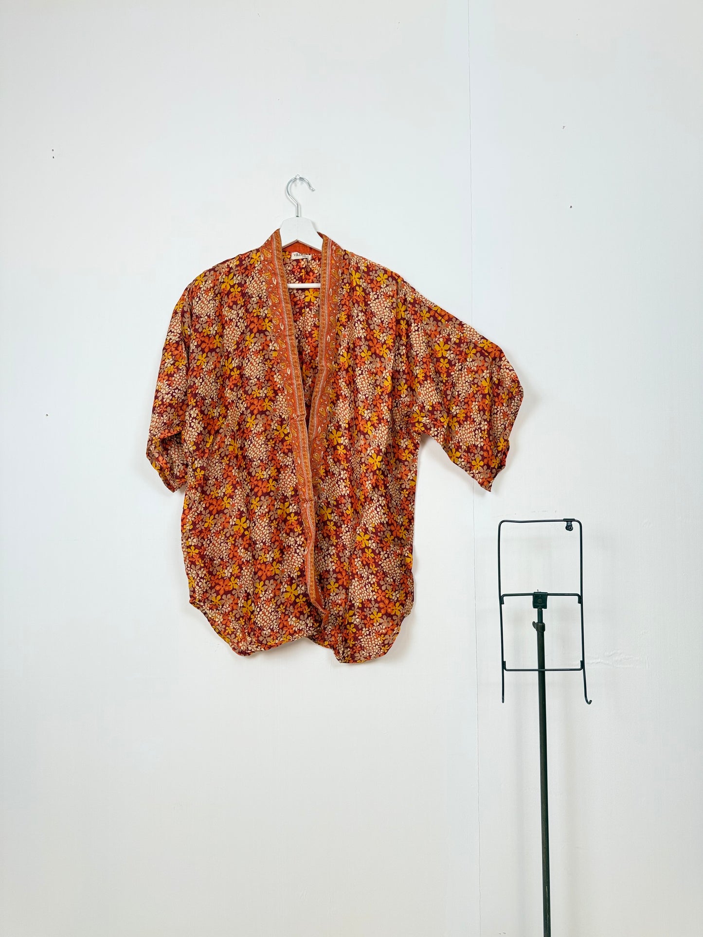 Vintage Saree Silk Trousers & Shirt Co-ordinated Set