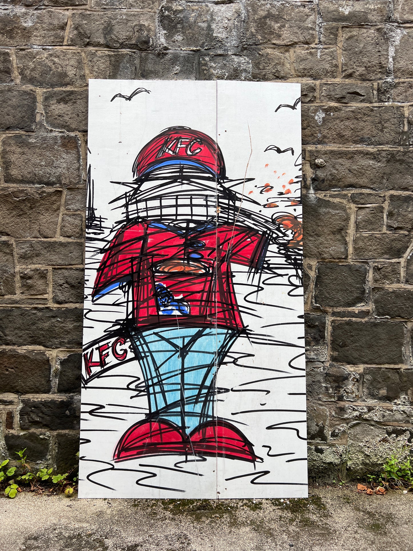 Nathan Bowen Street Art Board | KFC Demon