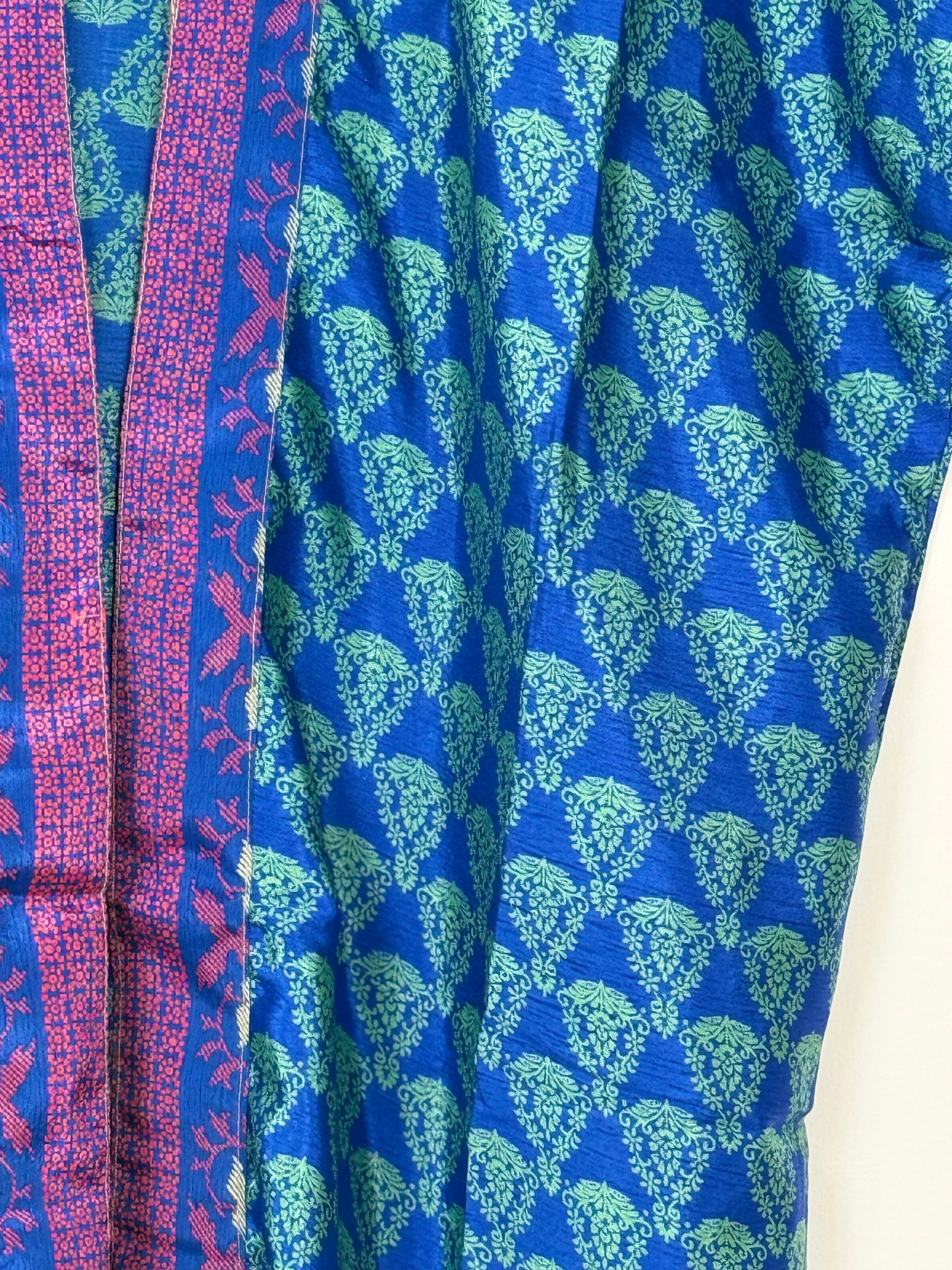 Vintage Saree Silk Trousers & Shirt Co-ordinated Set