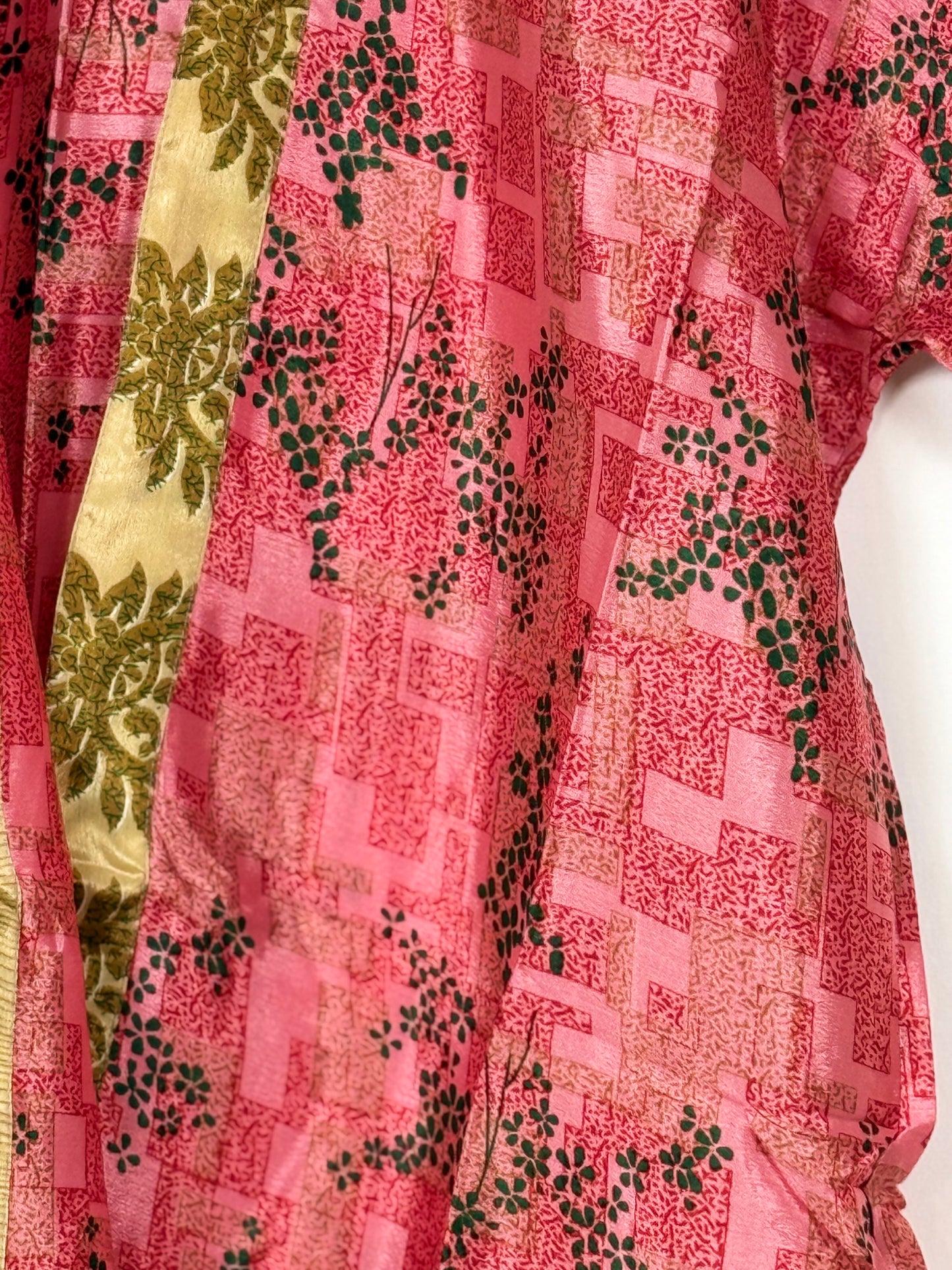Vintage Saree Silk Trousers & Shirt Co-ordinated Set