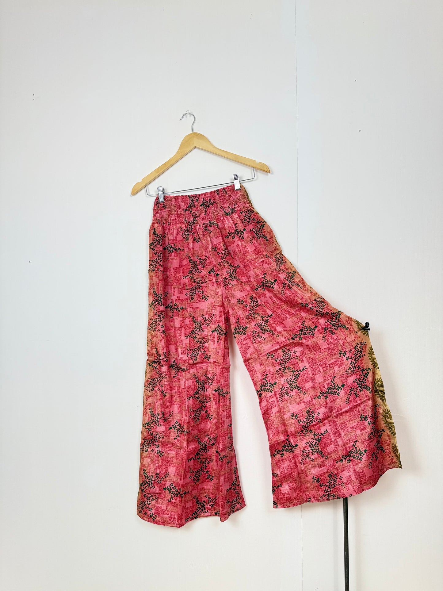 Vintage Saree Silk Trousers & Shirt Co-ordinated Set