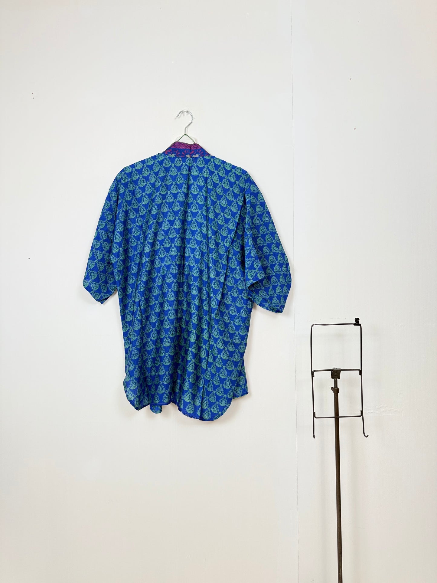 Vintage Saree Silk Trousers & Shirt Co-ordinated Set