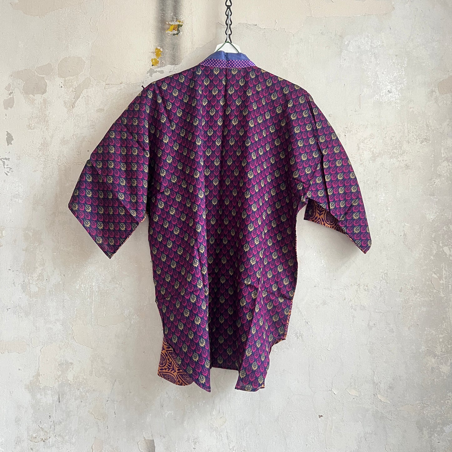 Vintage Saree Silk Open Shirt