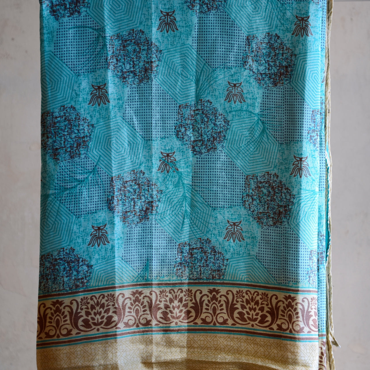 Vintage Pure Silk Saree Fabric