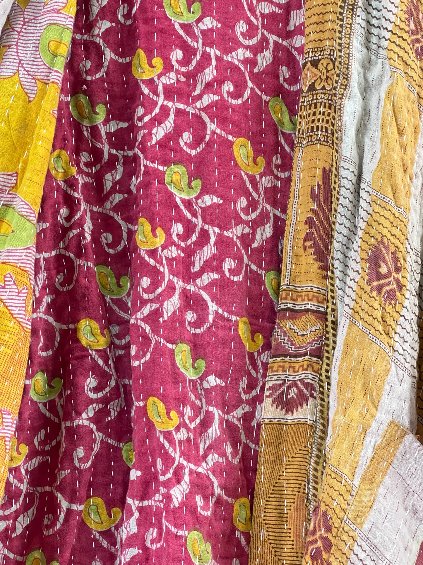 Vintage Cotton Kantha Relaxed Jacket ~ No 15