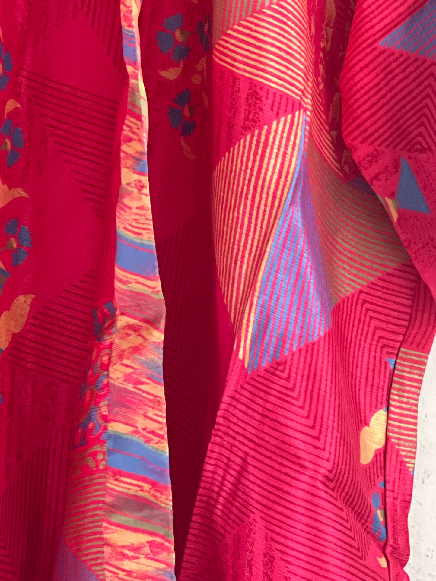 Vintage Saree Silk Trousers & Shirt Co-ordinated Set