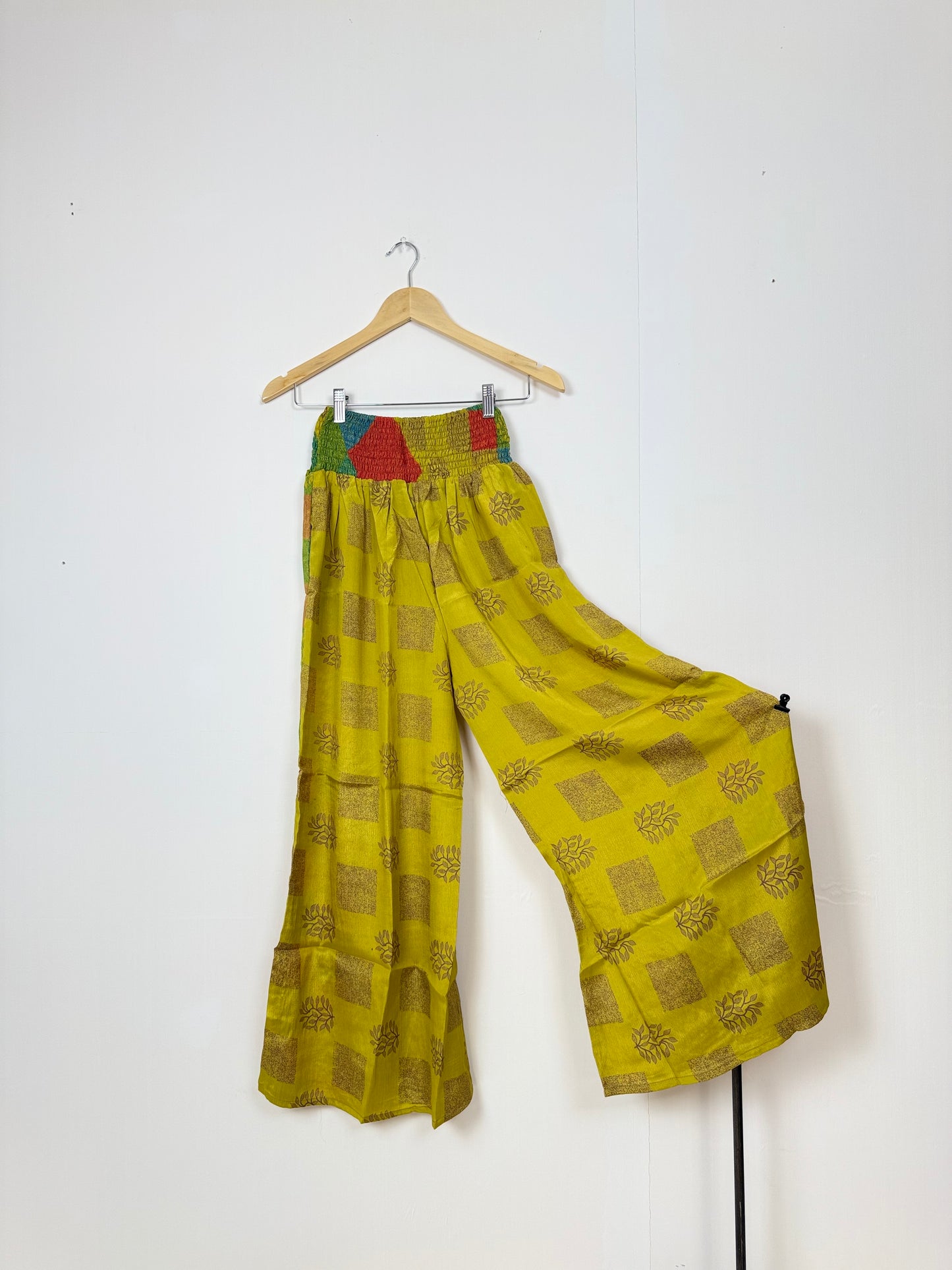 Vintage Saree Silk Trousers & Shirt Co-ordinated Set