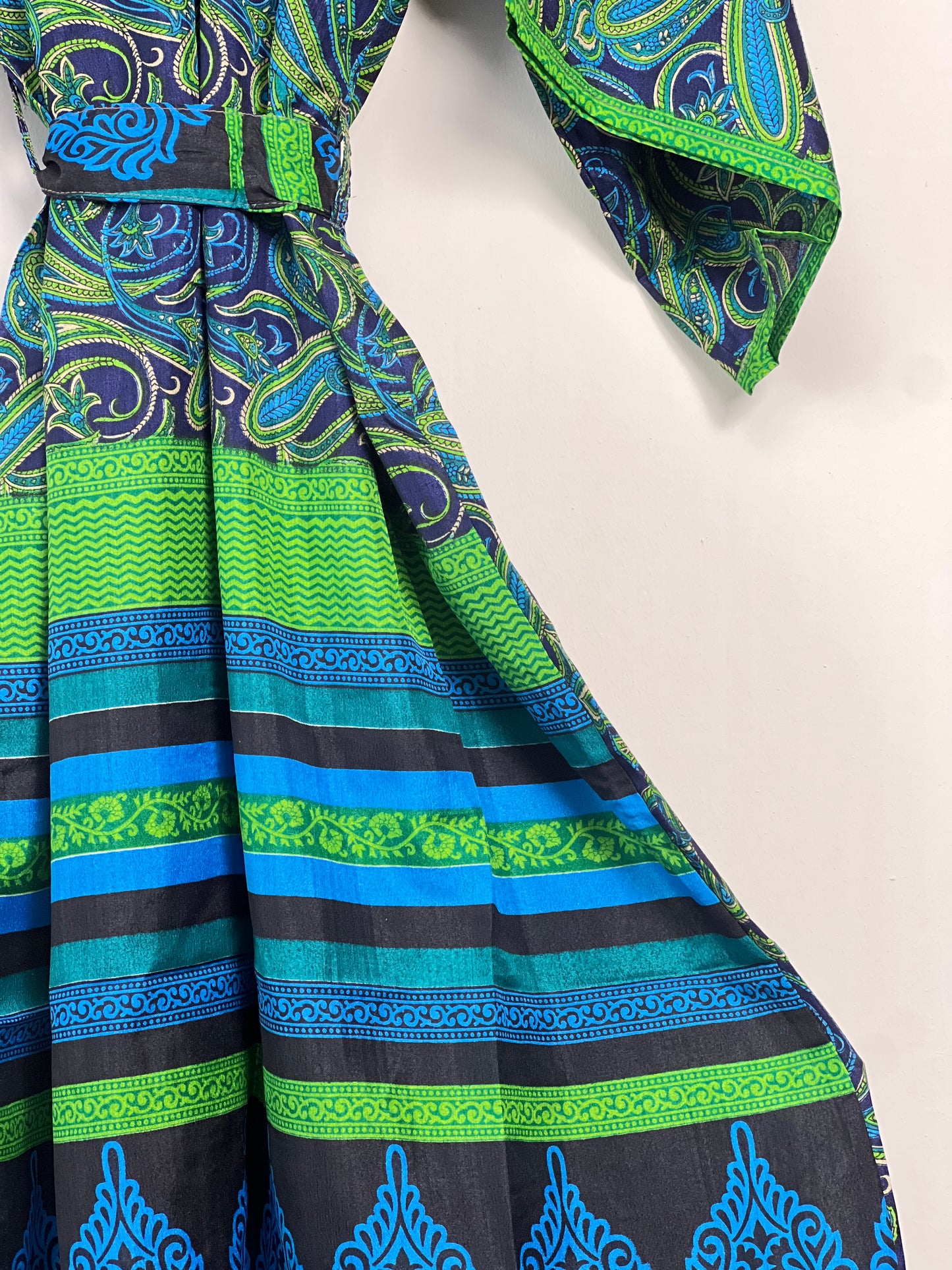 Vintage Saree Silk Kimono / Duster - Long