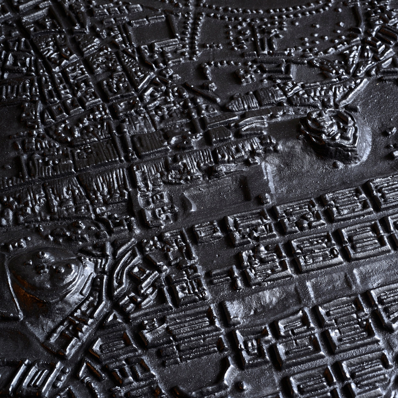 A Cast Iron Street Map of 1830s Edinburgh