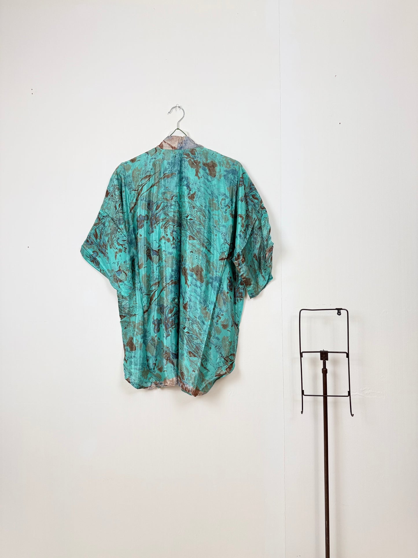 Vintage Saree Silk Trousers & Shirt Co-ordinated Set