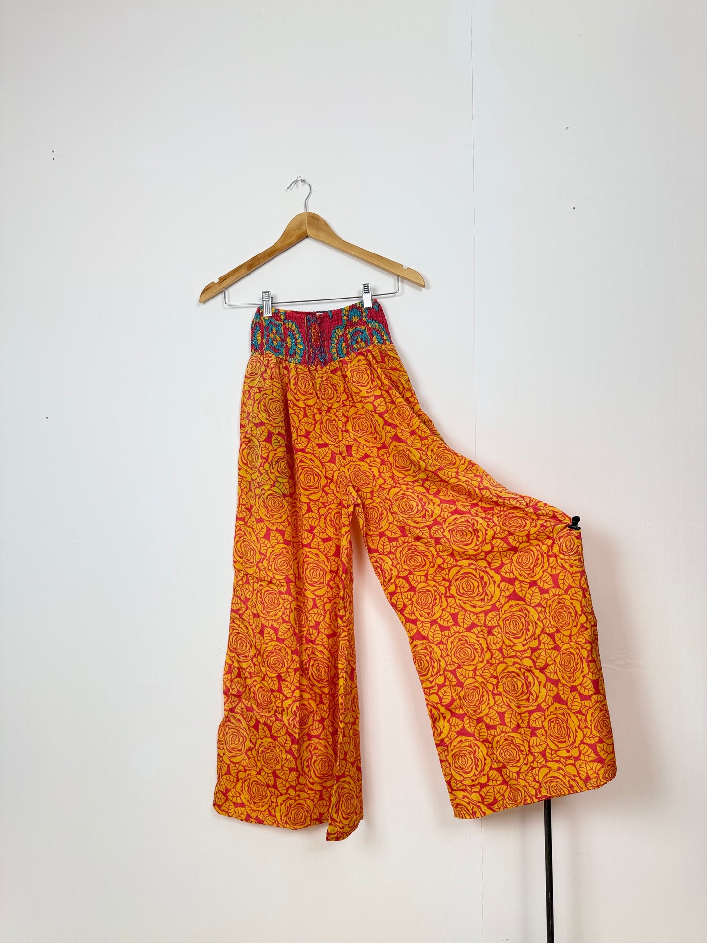 Vintage Saree Silk Trousers & Shirt Co-ordinated Set