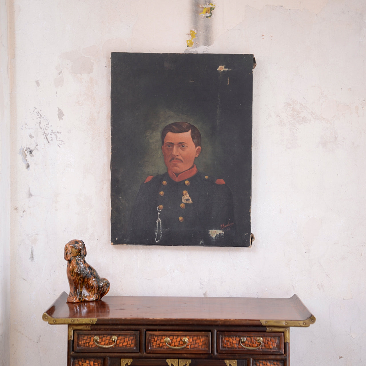Portrait of an Officer / G. Peereboom (Belgian), (1918)