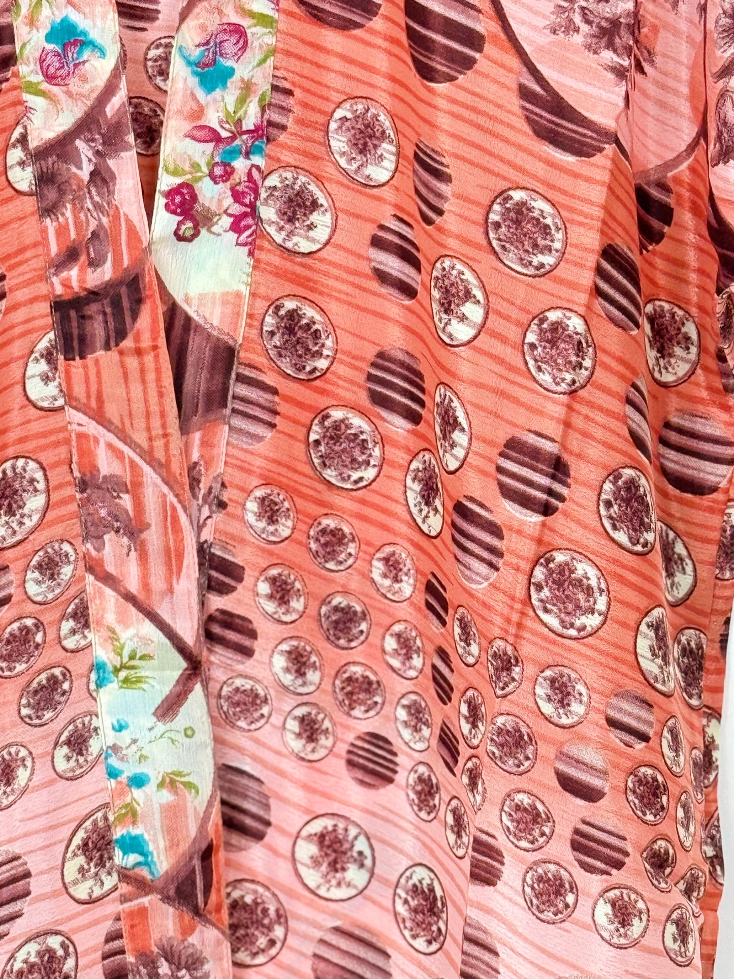 Vintage Saree Silk Trousers & Shirt Co-ordinated Set