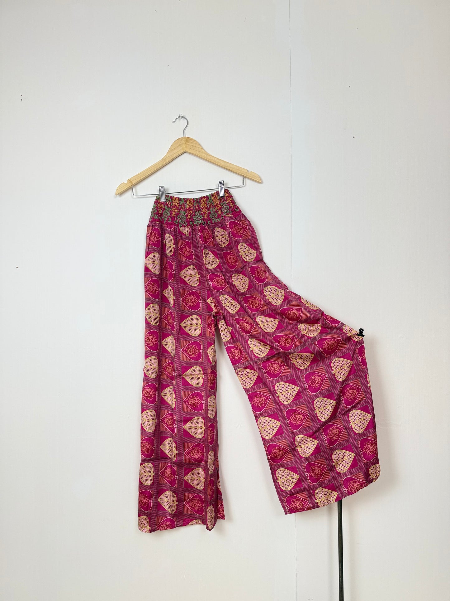 Vintage Saree Silk Trousers & Shirt Co-ordinated Set