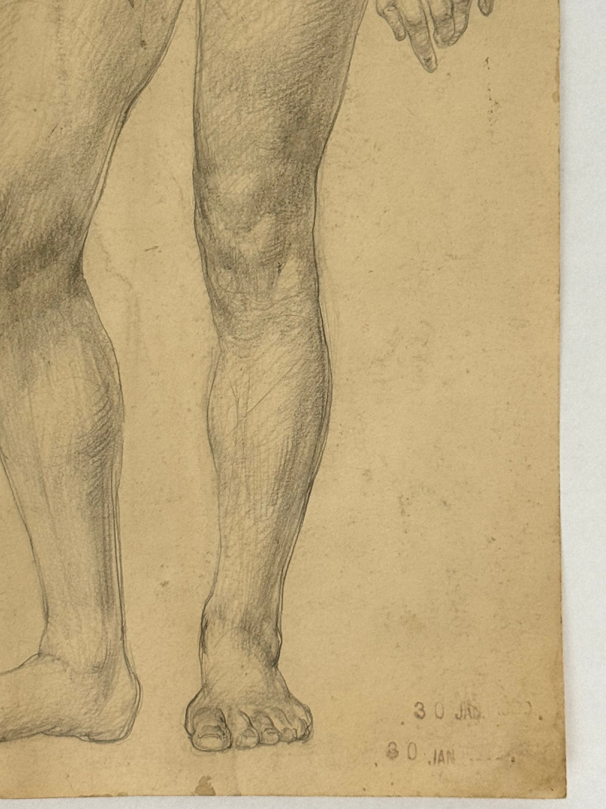 Female Life Drawing from the portfolio of Joyce Platt, 1938