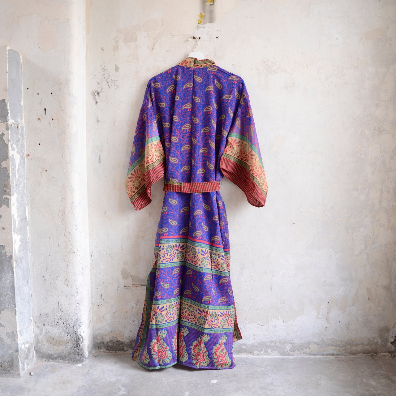 Long Vintage Silk Kimono