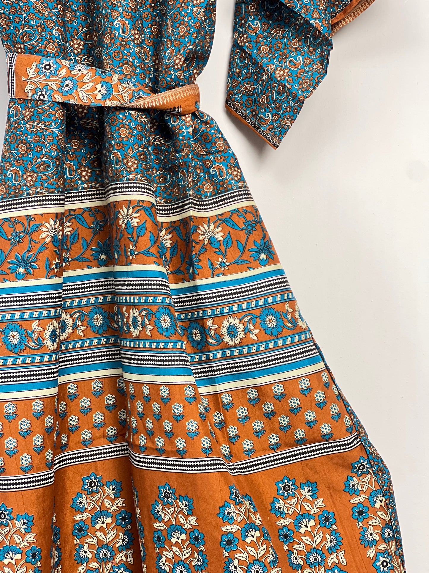 Vintage Saree Silk Kimono / Duster - Long