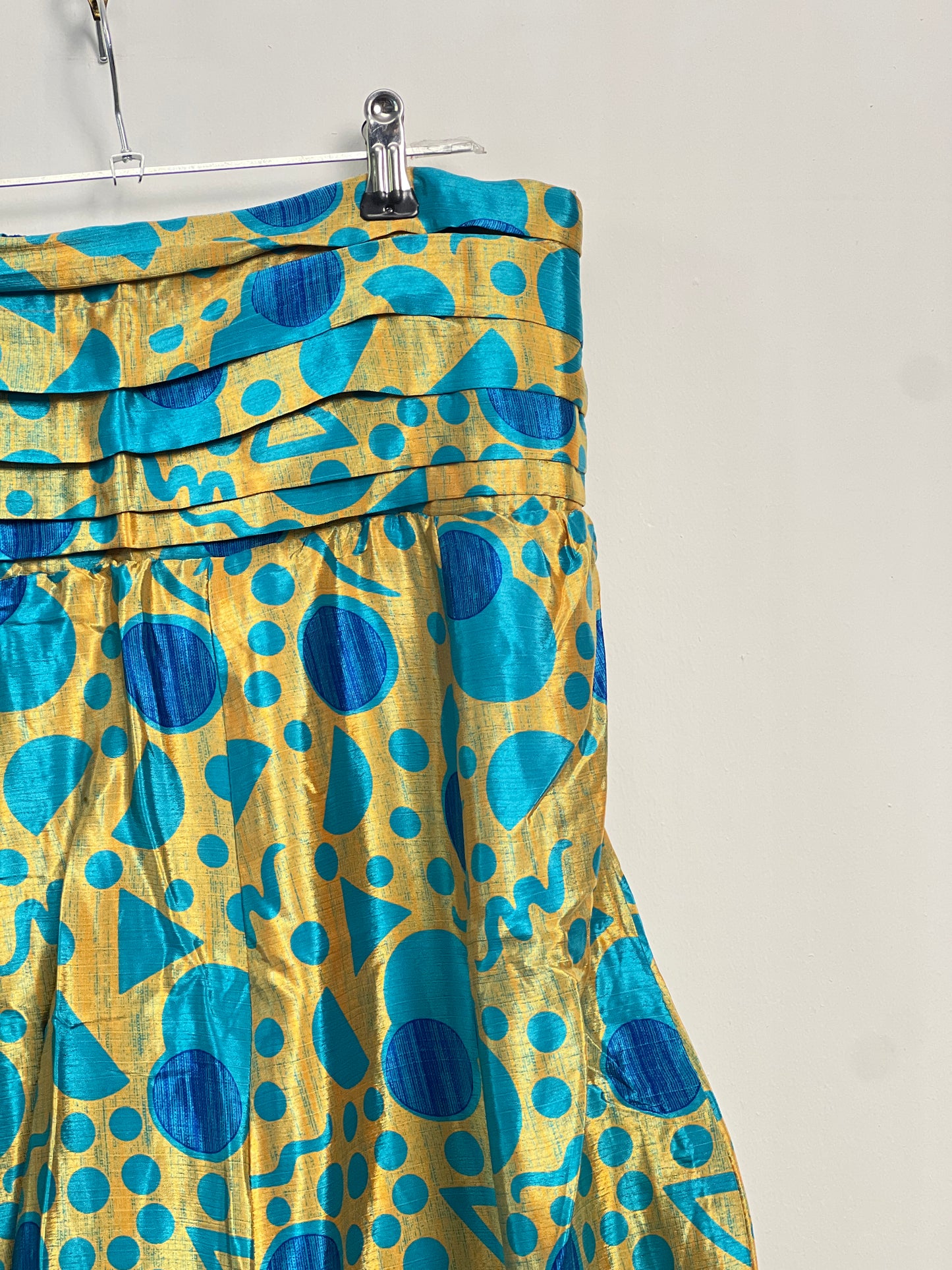 Vintage Saree Silk Pleated Skirt