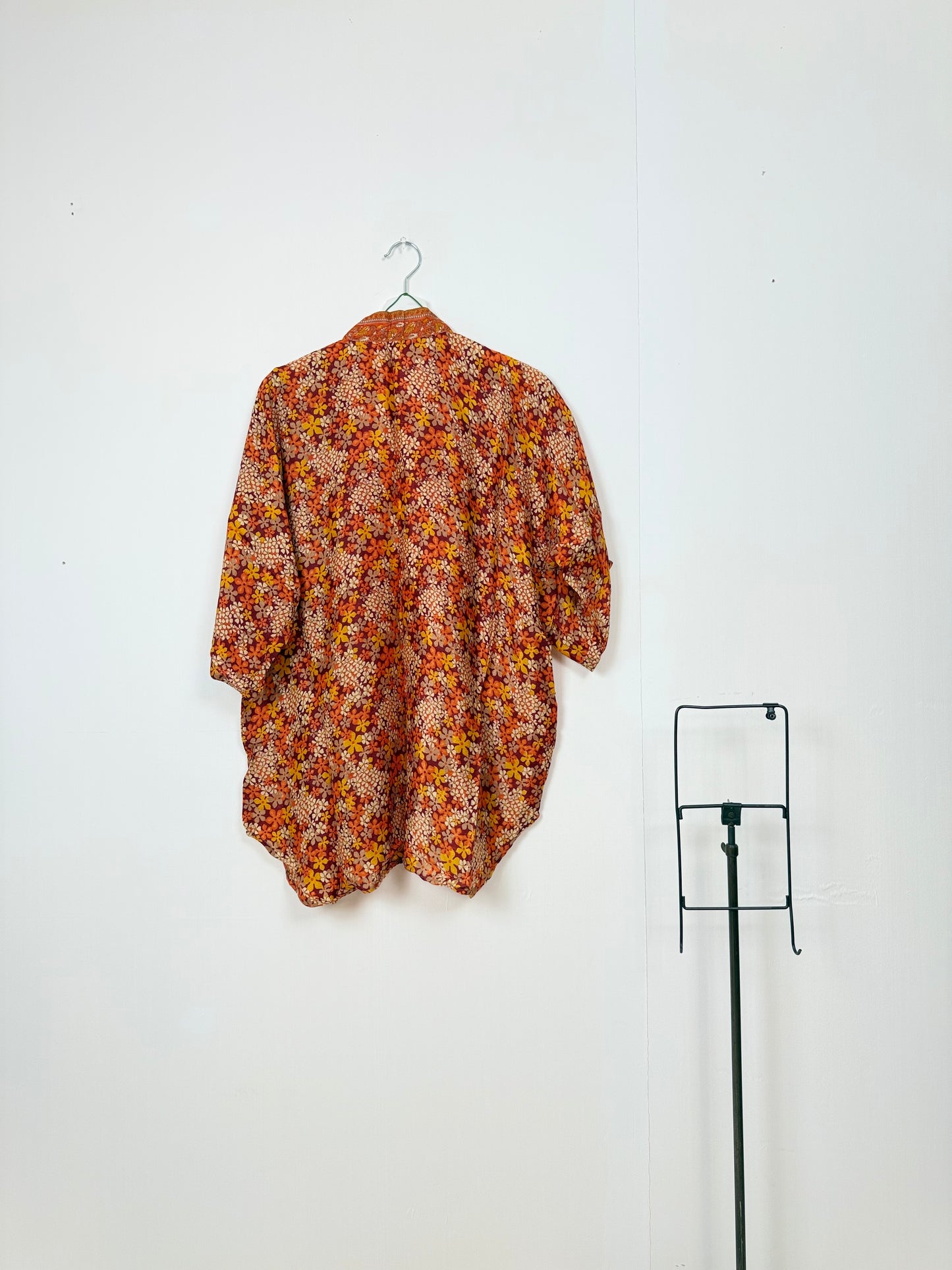 Vintage Saree Silk Trousers & Shirt Co-ordinated Set
