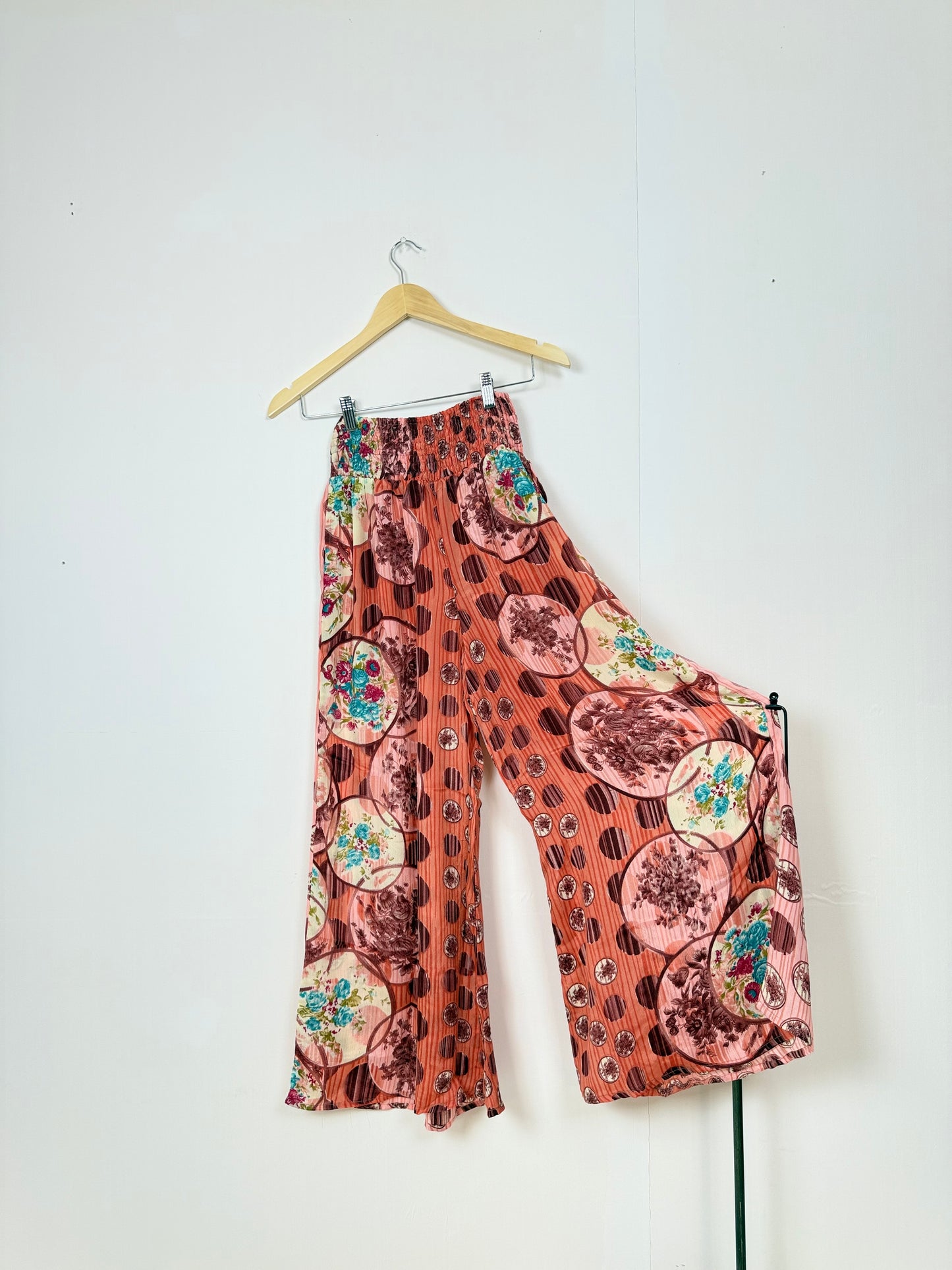 Vintage Saree Silk Trousers & Shirt Co-ordinated Set