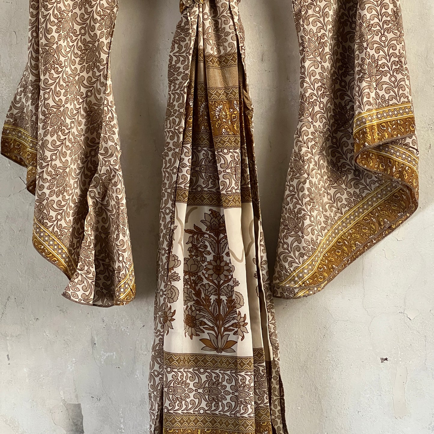 Vintage Silk Batwing Kimono