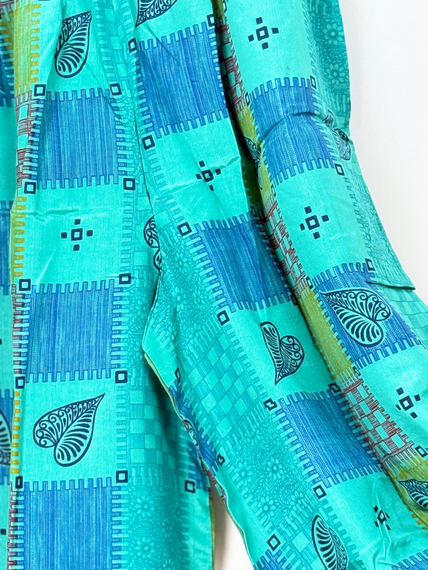Vintage Saree Silk Trousers & Shirt Co-ordinated Set