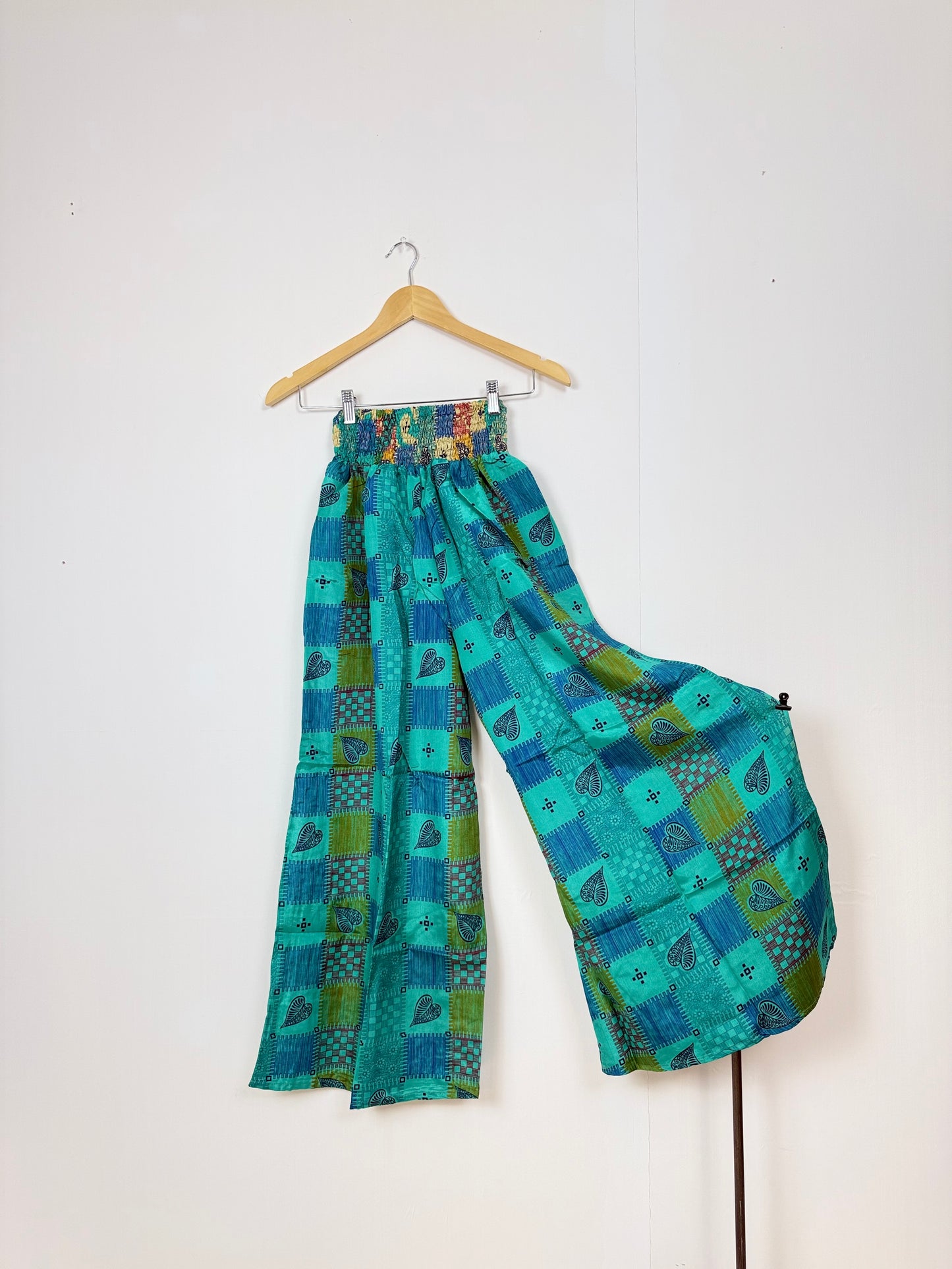 Vintage Saree Silk Trousers & Shirt Co-ordinated Set